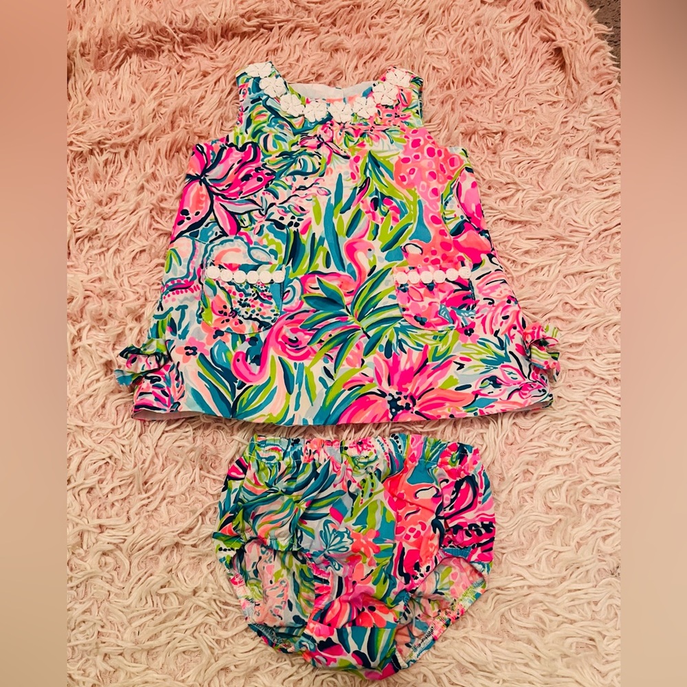 Beautiful Shift Dress and Bloomers (only wore once)